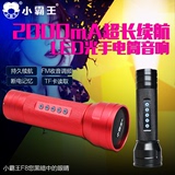 Subor/小霸王 F8自行车手电筒音响LED光MP3音乐插卡音箱FM收音机