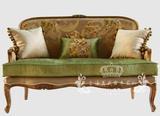 美式法式实木雕花沙发椅/新古典双人沙发创意设计师家具奢华别墅