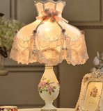 水晶台灯欧式卧室床头灯简约创意奢华温馨客厅装饰落地台灯