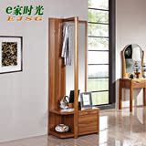 现代中式实木试衣镜 白蜡木全身落地镜 卧室穿衣镜卧室家具包物流