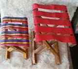 2件包邮马札折叠板凳 大号小号易携带方便折叠木头板凳儿童座椅