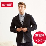 Baleno/班尼路男装 青年针织修身休闲西装 商务绅士职业新郎礼服