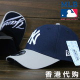 香港代购MLB棒球帽NY鸭舌帽春夏季男女通用帽子洋基队帽韩版防晒