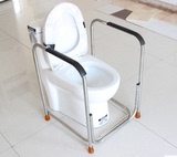 包邮不锈钢厕所扶手 老人坐便椅 座便器马桶扶手 孕妇坐便椅扶手