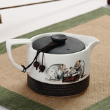 功夫茶壶小号过滤特色精品瓷小茶壶茶具红茶单壶旅行便携陶瓷茶