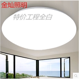 超大圆形工程全白简约时尚LED吸顶灯20-80CM客厅房间阳台吸顶灯