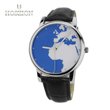好时辰时尚潮流蓝色海洋男士手表创意地球定制学生腕表女夜光防水