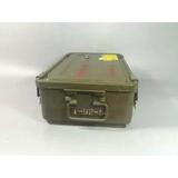 包邮军迷正品军绿色70年代制造收藏品实用铁箱工具箱实用箱战备箱