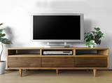 新款日式实木电视柜茶几组合白橡木家具简约宜家小户型客厅落地柜