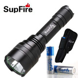 SupFire神火可充电LED强光手电筒C8家用远射防身户外迷你防狼照明