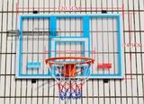 户外固定式成人篮球架铁制篮筐铁制框架PC耐力板篮板板青少年篮球