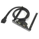 辰阳双口USB 3.0主板连接线支架 集线器2口分线器 软驱前置面板