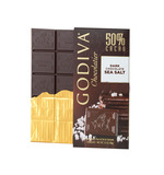 美国进口代购高迪瓦歌帝梵GODIVA50%可可海盐黑巧克力 100克