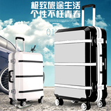 CTJY商务万向轮铝框拉杆箱24寸旅行箱26寸行李箱男女20寸登机箱子
