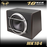 MK104坦普特汽车音响10英寸喇叭无源车载低音炮箱低音纯4欧/200瓦