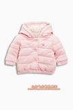 【现货】英国代购NEXT童装 女宝粉色菱格加厚外套 保暖外套