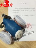 生力牌双罐防毒口罩 活性炭喷漆专用油漆面具工业面具杭州蓝天