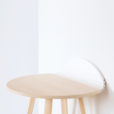 吱音 达利小圆桌 折叠咖啡圆桌设计师实木创意餐台办公极美家具