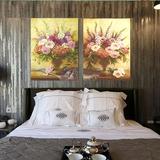 欧式简约客厅无框画宾馆酒店壁画装饰画单幅餐厅卧室墙画抽象花瓶
