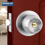 荣力斯 室内卧室房门锁球锁球形门锁不锈钢球型锁球形锁纯铜锁芯