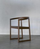 木椅世家实木餐椅 设计师用椅 书房椅 西餐厅座椅 经典白腊木木椅