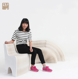 十八纸快乐大本营神奇椅子沙发纸凳折叠椅设计师品牌家具创意设计