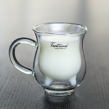 Teatime小奶牛杯|猛牛杯双层透明隔热早餐牛奶玻璃茶水杯创意礼物