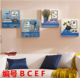 现代家居客厅装饰画抽象地中海无框画餐厅卧室壁画挂画欧式背景墙
