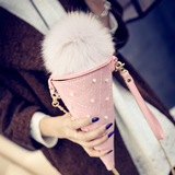 包包2016新款女包化妆包冰淇淋包甜筒包小包包单肩斜跨链条手机包