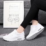 夏季韩国系带小白鞋高中初中学生运动鞋女跑步鞋学院风白色休闲鞋