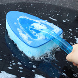 洗车海绵刷子长柄汽车吸水海绵大号洗车工具带手柄 不伤车漆 新品