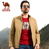 Camel骆驼2015春季金属装饰水洗直筒男装外套男士夹克X5F245012