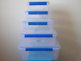 透明塑料保鲜盒套装冰箱密封收纳盒箱酒店厨房食品长方形大容量