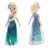冰雪奇缘2新款爱莎安娜公主 大号毛绒玩具娃娃玩偶 艾莎公仔礼物