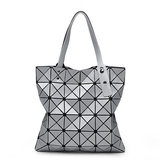 日本代购女包2015新款几何菱格包6x6格手提包哑光女士包包简约潮