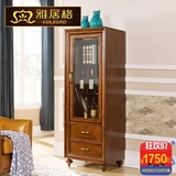 雅居格 美式乡村实木电视柜1.8米客厅矮柜组合复古电视机柜M5112