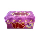 新款立体纸巾盒3DIY毛线十字绣抽纸盒特价餐纸盒客厅车载挂饰包邮