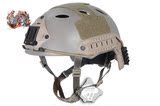 FMA户外骑行防护头盔 FAST头盔 PJ款战术头盔 军迷防护头盔 DE