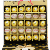 包顺丰费列罗巧克力礼盒装30颗巧克力礼盒装白色情人节礼物