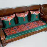 三人中式红木沙发座垫餐椅子坐垫冬季办公室坐垫实木椅垫加厚定制