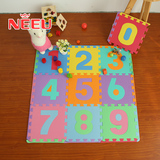 NEEU宝宝爬行垫泡沫地垫0-9数字拼图婴儿爬爬垫儿童拼接垫游戏毯