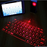 键盘鼠标无线镭射虚拟蓝牙键盘手机平板笔记激光投影仪本台式电脑