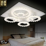 清瑶 亚克力现代简约创意LED吸顶灯正方齿轮个性艺术主卧室客厅灯