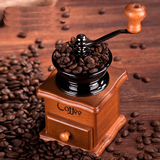 复古手摇磨豆机家用咖啡豆研磨机手动咖啡机磨粉机台湾进口赠礼品