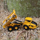 合金工程车玩具儿童玩具仿真汽车 运输车矿用卡车大型装卸车模型