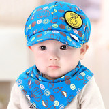 婴儿鸭舌帽春款男女童韩国儿童宝宝帽子纯棉棒球帽遮阳帽潮包邮