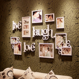 欧式婚纱照片墙创意相框墙个性墙挂相框相片组合大墙面相框照片墙
