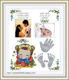DMC十字绣纪念zp557猴年宝宝出生证明全家福手脚印胎发结婚照