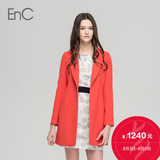 衣恋旗下女装EnC收腰纯色中长款西装EHJK61108C