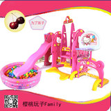 HelloKitty玩具滑梯儿童秋千组合球池海洋球宝宝室内滑梯玩具秒杀